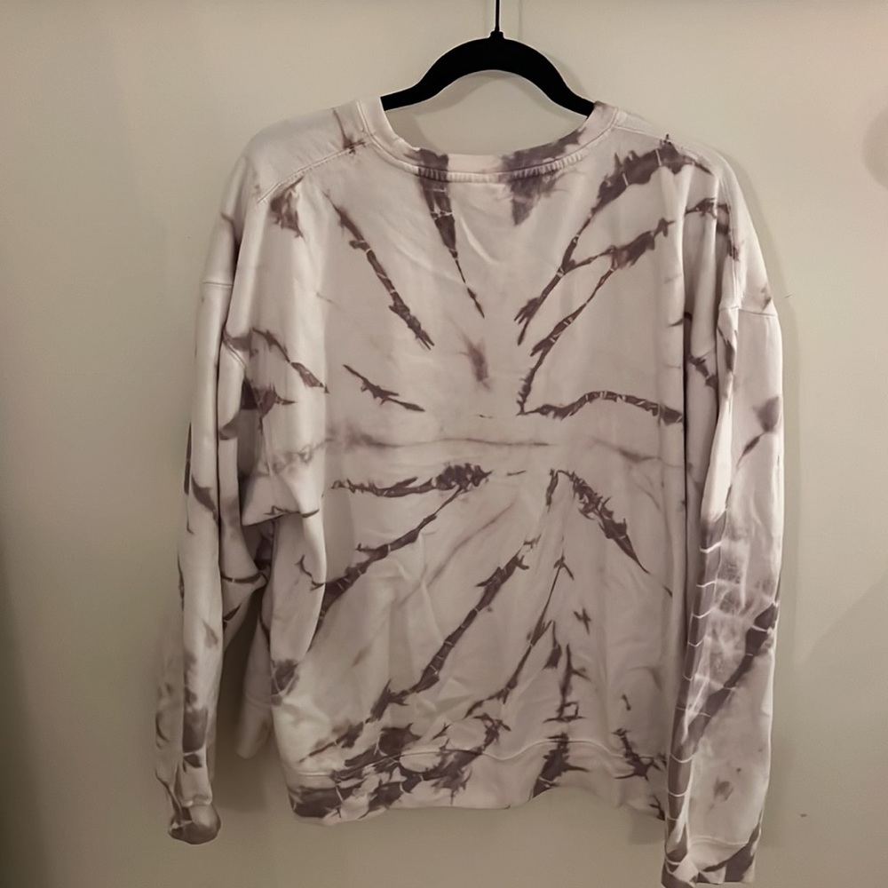 Tie dye purple sweatshirt